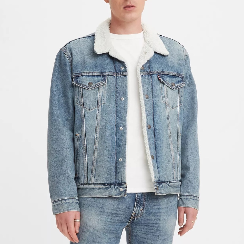 Levi’s Sherpa denim jackett
